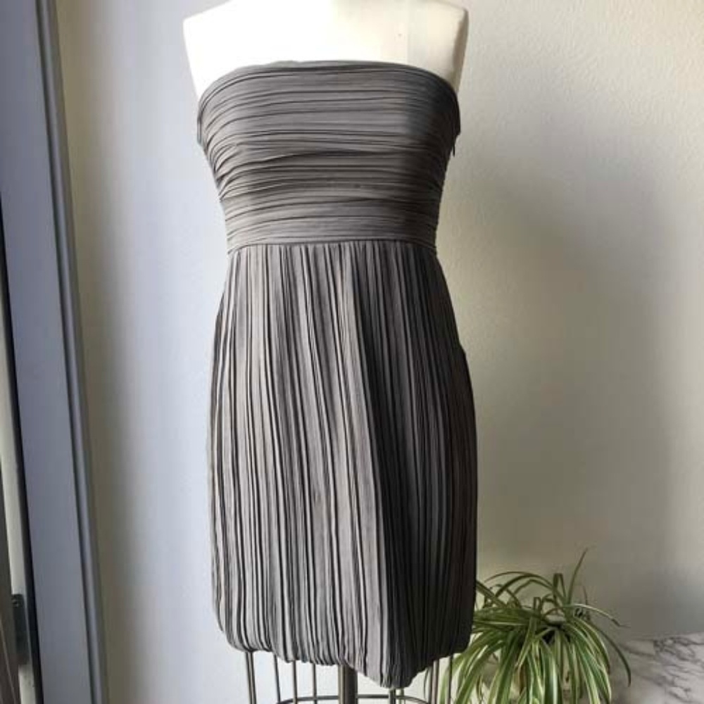 Theory Silk Strapless Dress